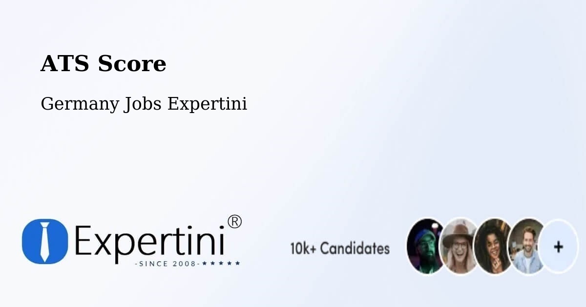 Resume ATS Score & Job Description Match Tool – Kappeln - Germany Jobs Expertini