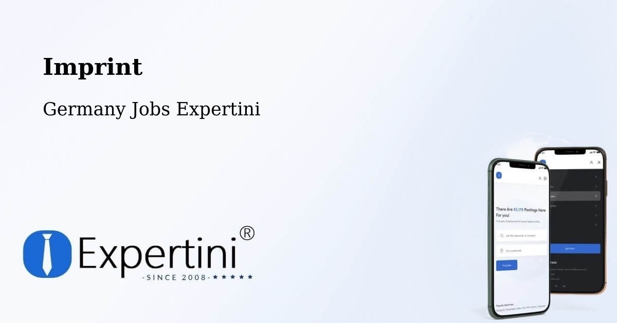 Imprint – Kappeln - Germany Jobs Expertini